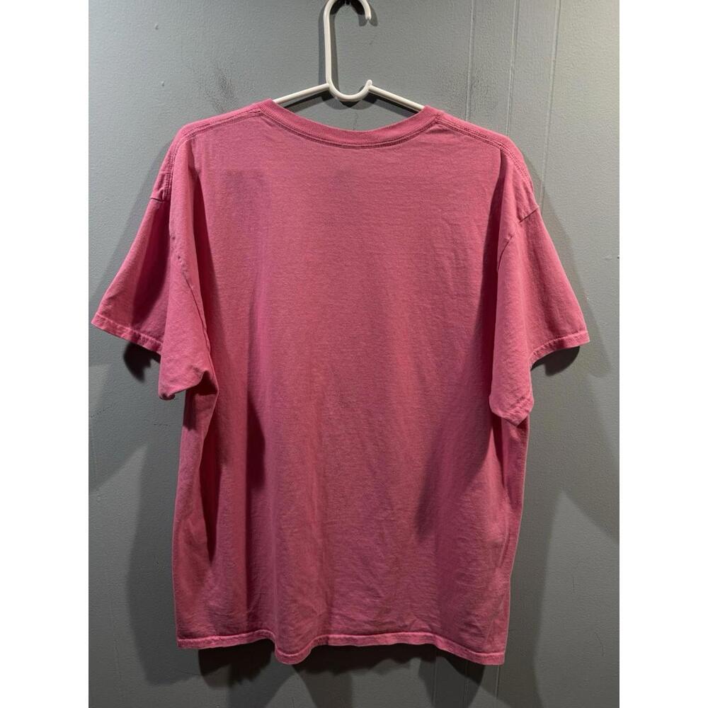 Womens Gilden 2022 Rod Stewart CREW Pink T Shirt, Size XL Casual Concert Music - Picture 2 of 4